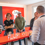 TREK | VAUDE TEAM UND BARBARA HAAS ZU BESUCH IN DER SEGAFREDO RÖSTEREI